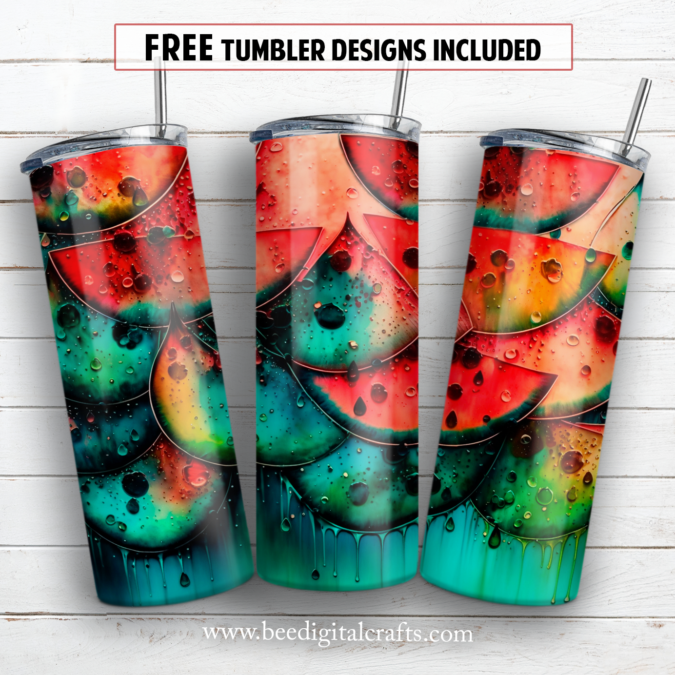 20 oz skinny tumbler sublimation design