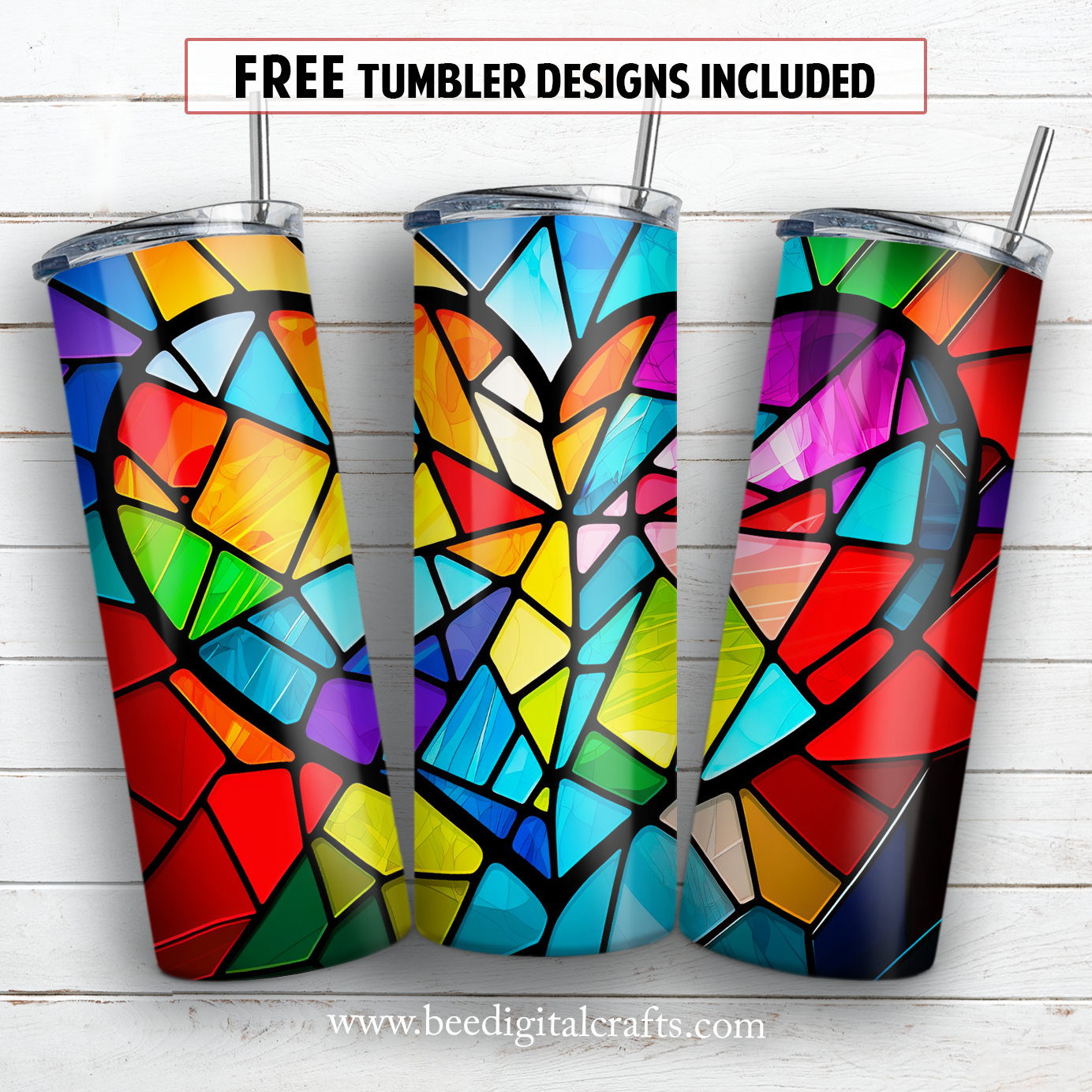 20 oz skinny tumbler sublimation design