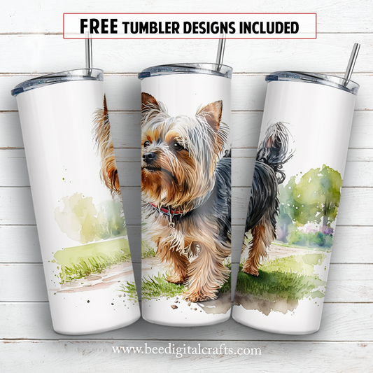 20 oz skinny tumbler sublimation design