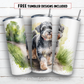 20 oz skinny tumbler sublimation design