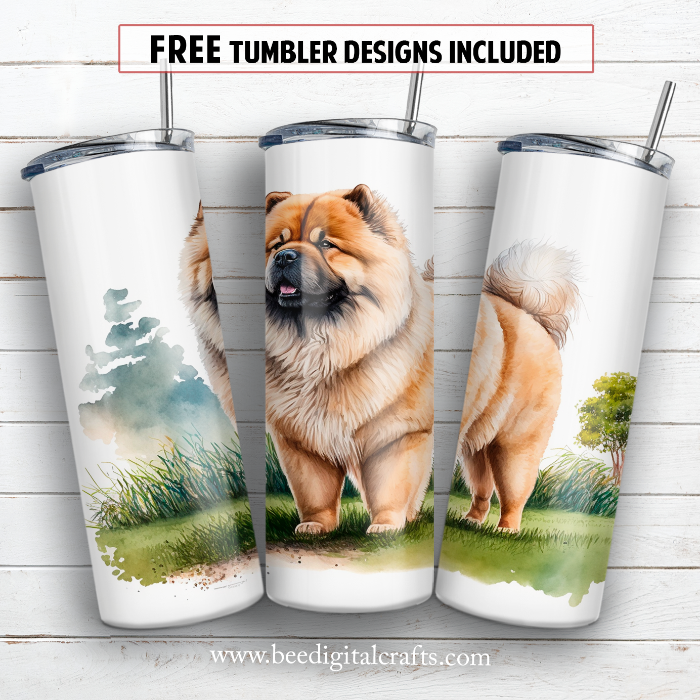 20 oz skinny tumbler sublimation design