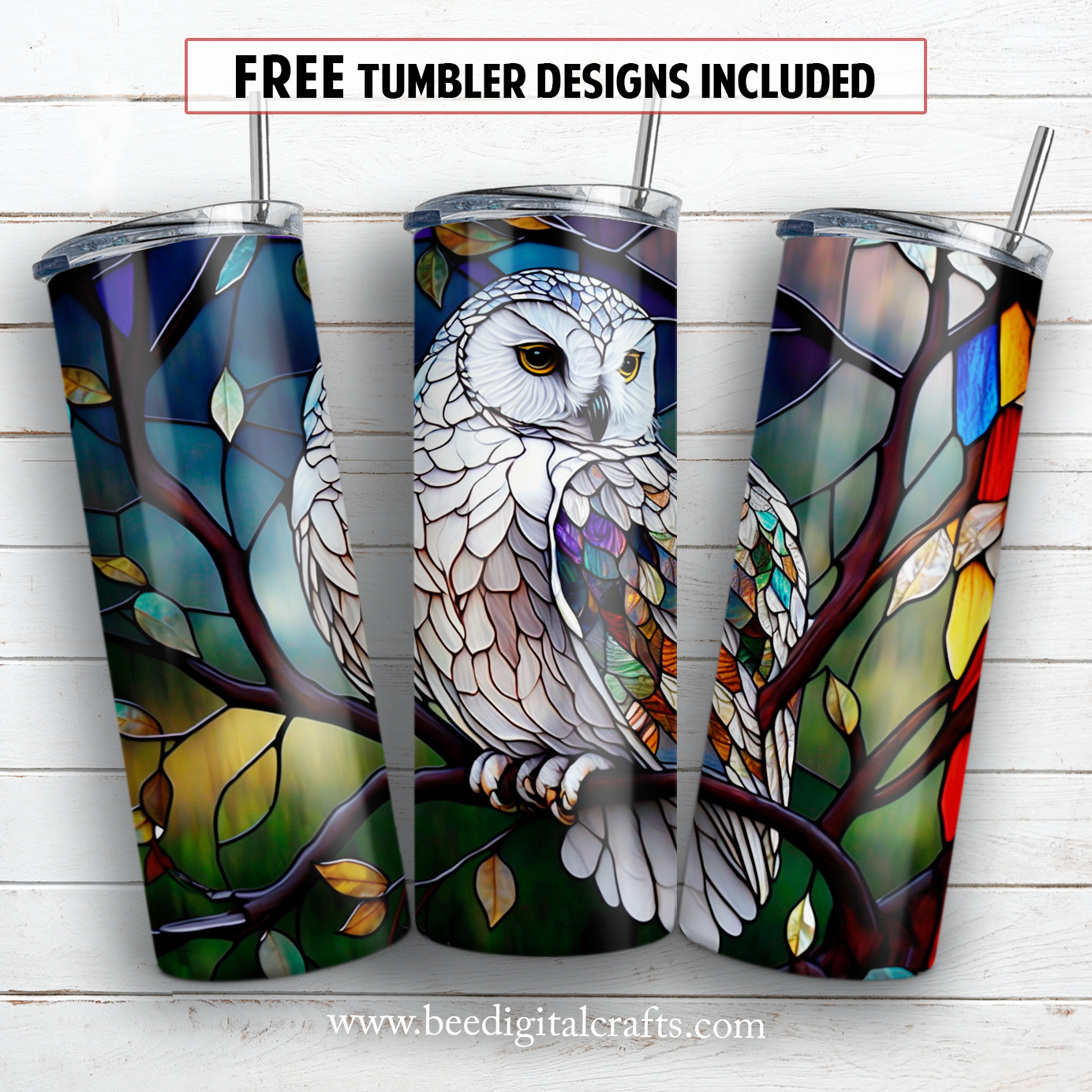 20 oz skinny tumbler sublimation design