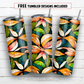 20 oz skinny tumbler sublimation design