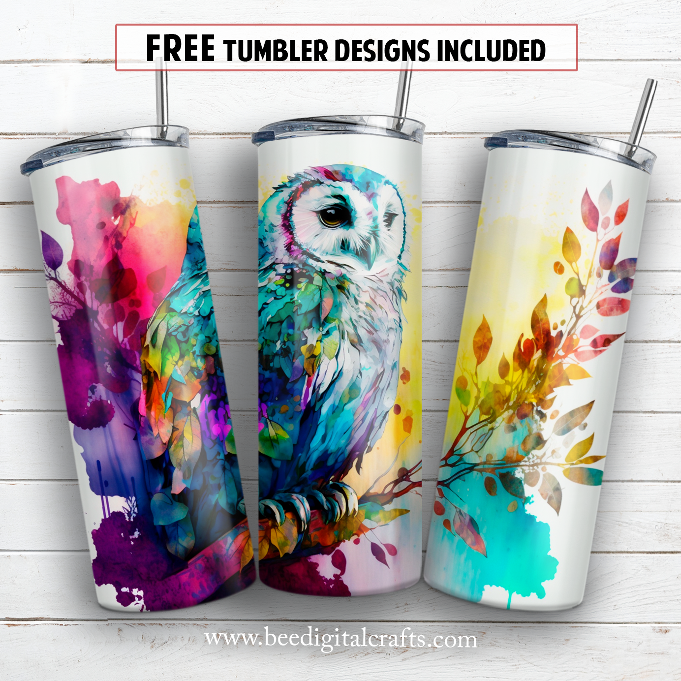 20 oz skinny tumbler sublimation design