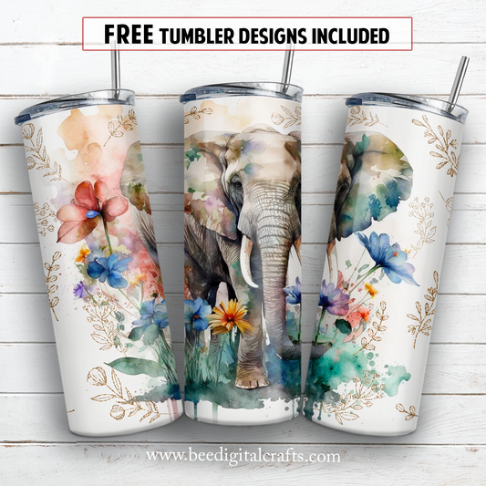 20 oz skinny tumbler sublimation design