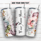 20 oz skinny tumbler sublimation design