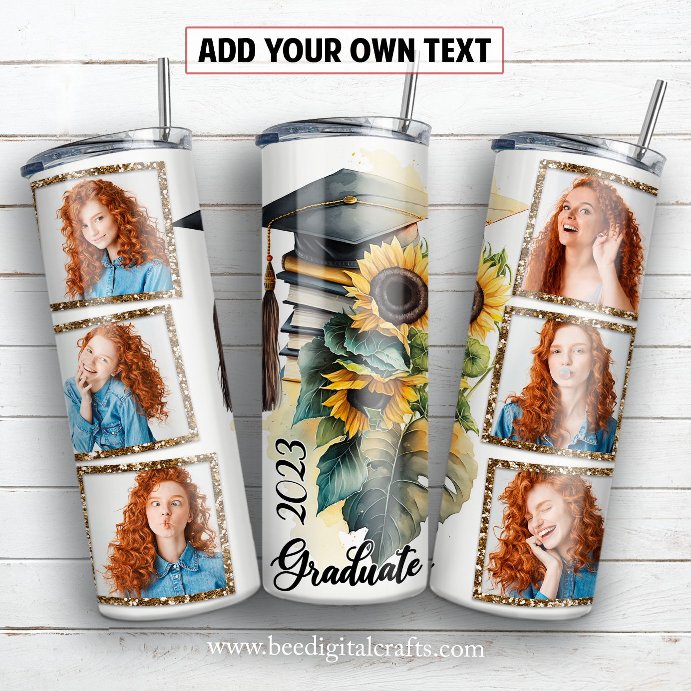 20 oz skinny tumbler sublimation design