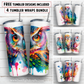 20 oz skinny tumbler sublimation design