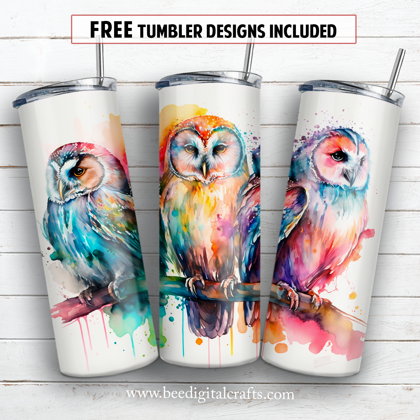 20 oz skinny tumbler sublimation design