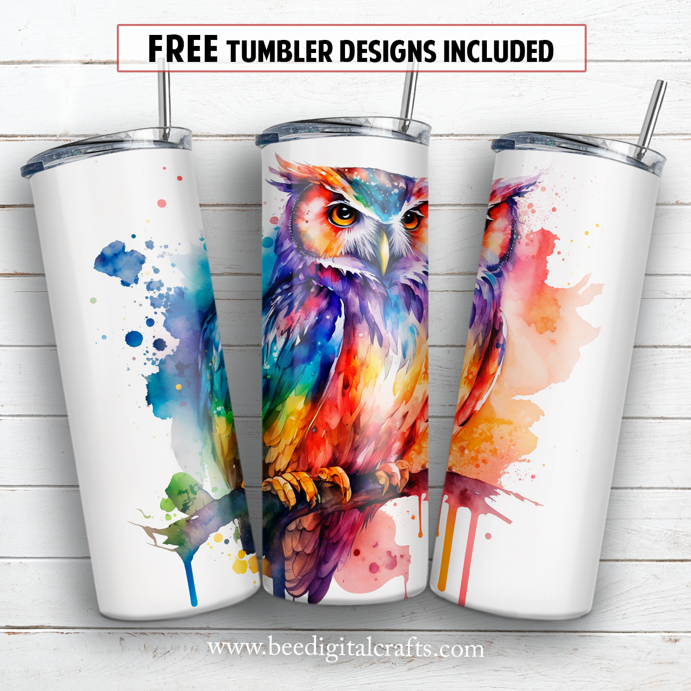 20 oz skinny tumbler sublimation design