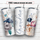 20 oz skinny tumbler sublimation design