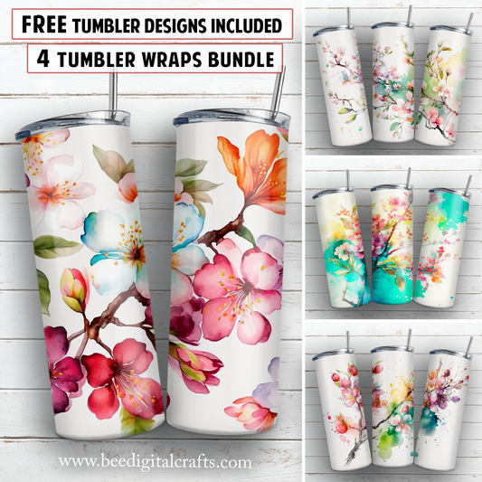 20 oz skinny tumbler sublimation design