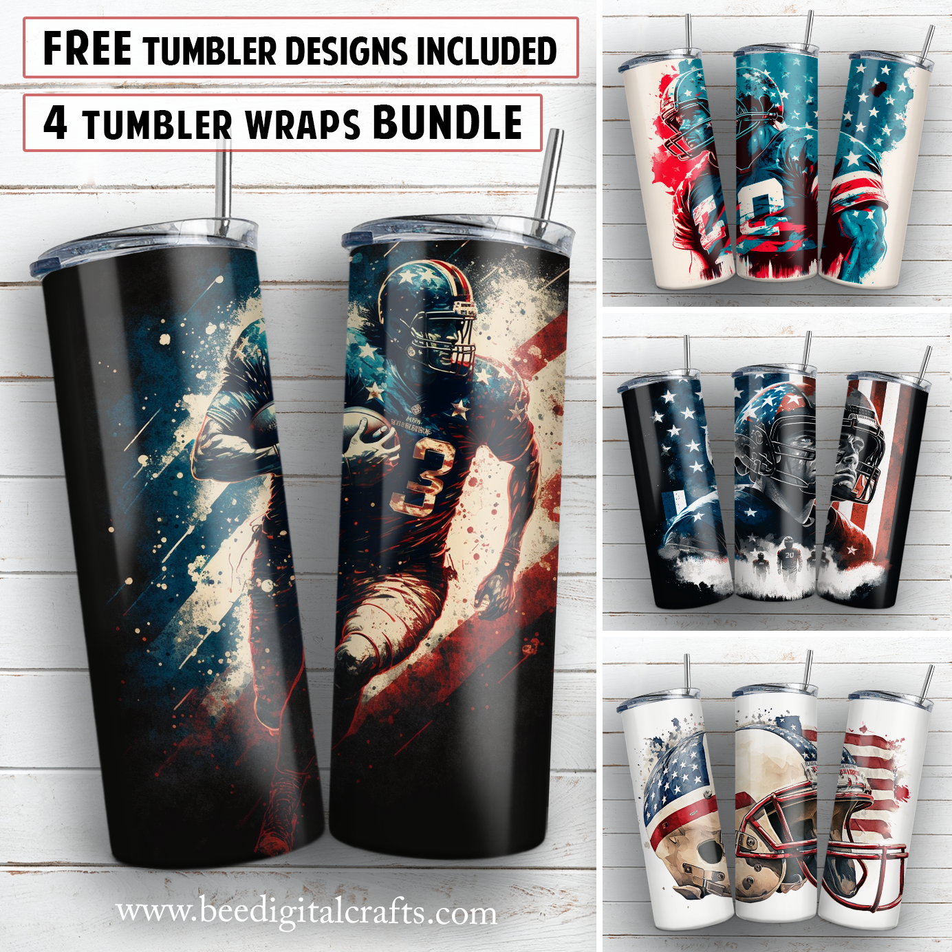 20 oz skinny tumbler sublimation design