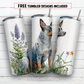 20 oz skinny tumbler sublimation design