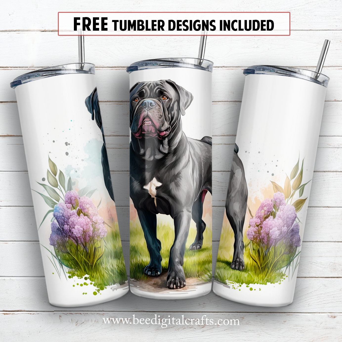 20 oz skinny tumbler sublimation design