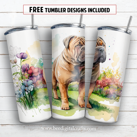 20 oz skinny tumbler sublimation design