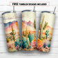 20 oz skinny tumbler sublimation design