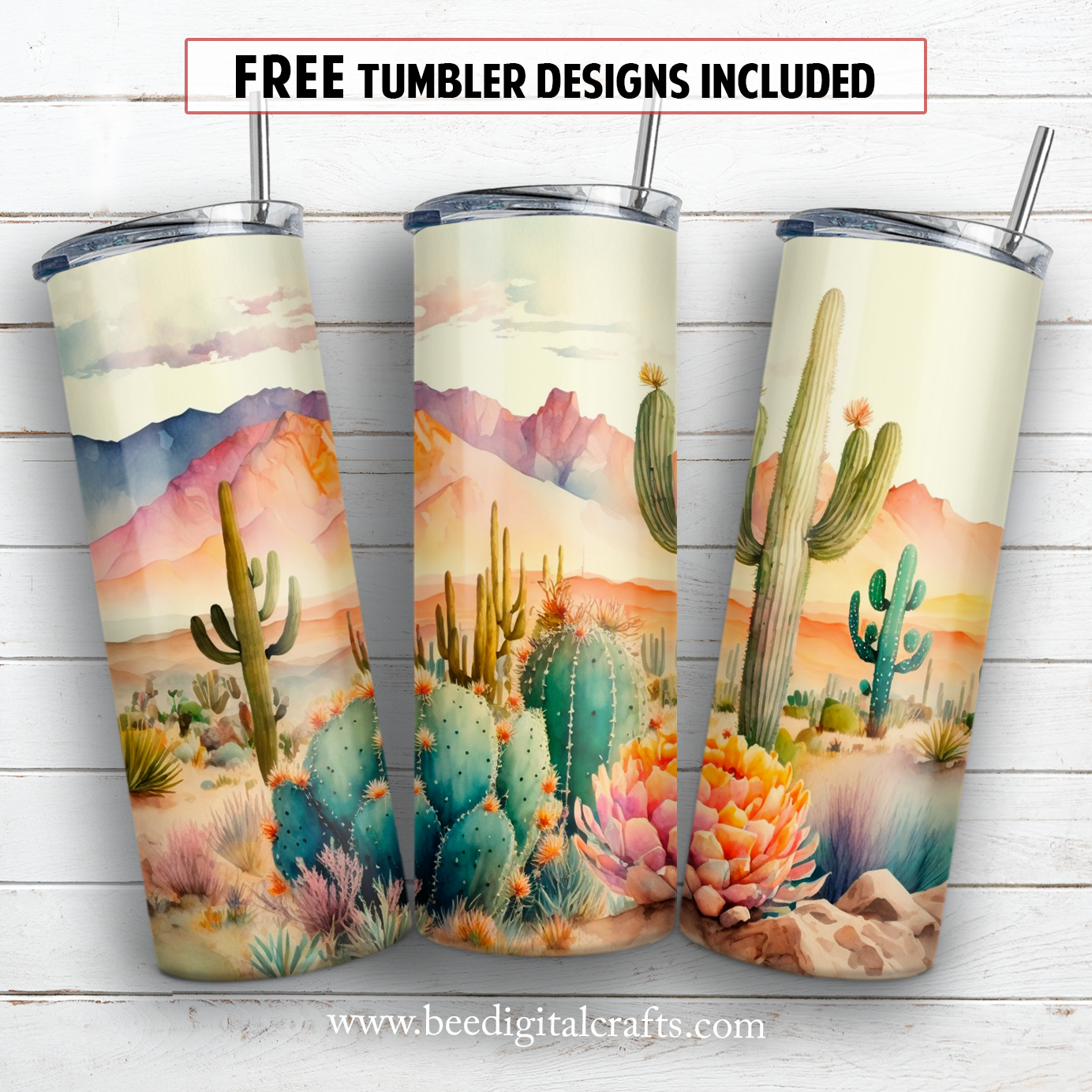 20 oz skinny tumbler sublimation design