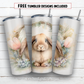 20 oz skinny tumbler sublimation design