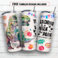 20 oz skinny tumbler sublimation design