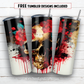 20 oz skinny tumbler sublimation design