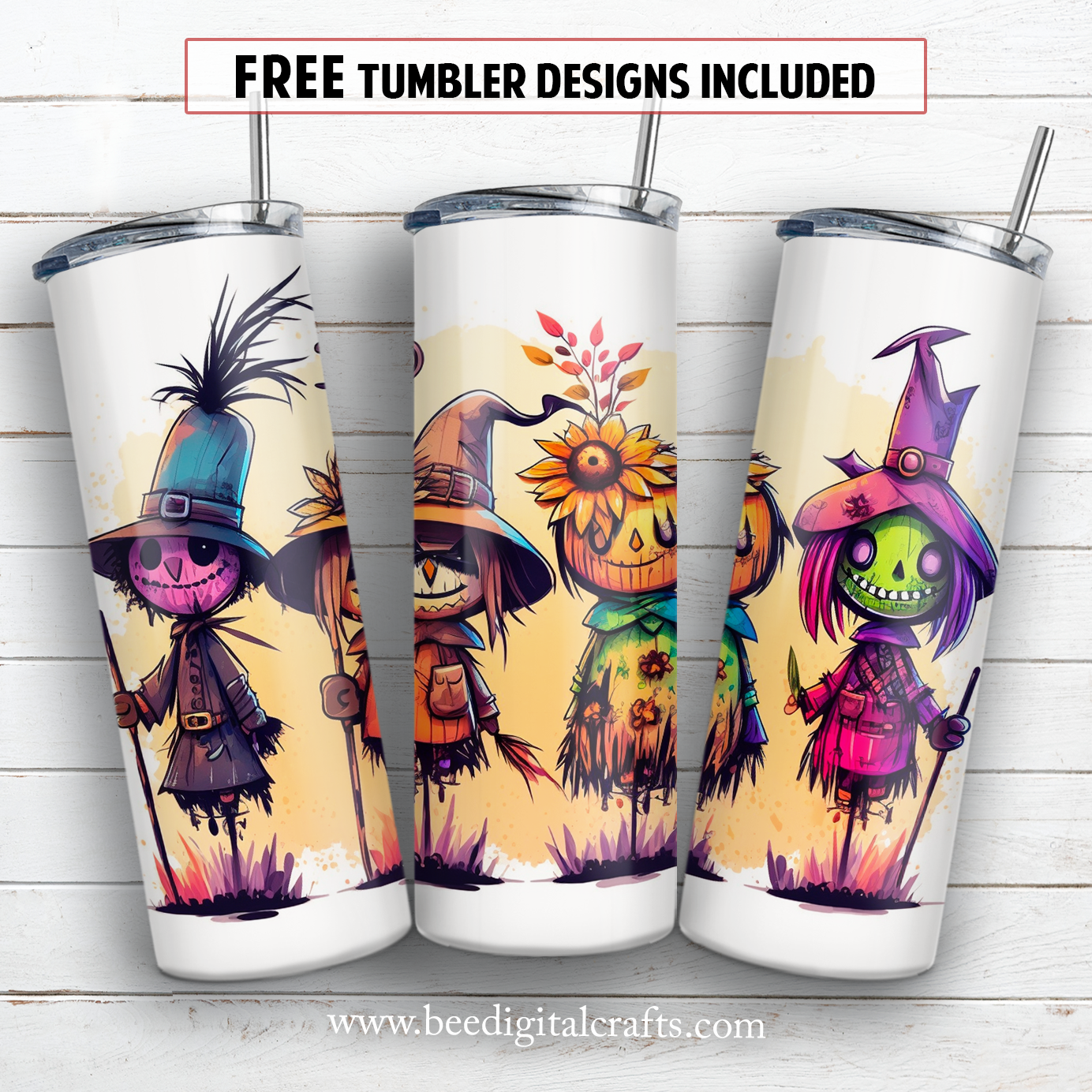 20 oz skinny tumbler sublimation design