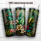 20 oz skinny tumbler sublimation design