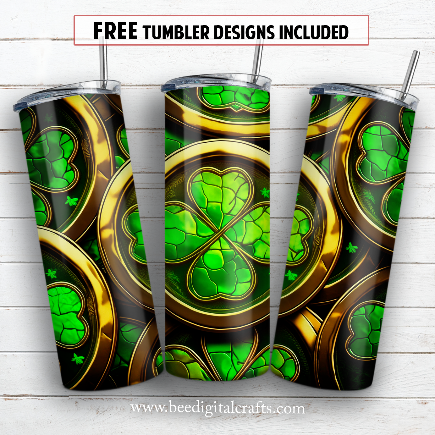 20 oz skinny tumbler sublimation design