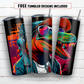 20 oz skinny tumbler sublimation design