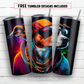 20 oz skinny tumbler sublimation design