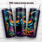 20 oz skinny tumbler sublimation design