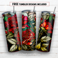 20 oz skinny tumbler sublimation design