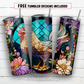 20 oz skinny tumbler sublimation design