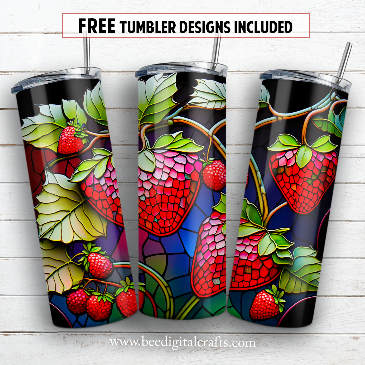 20 oz skinny tumbler sublimation design