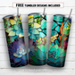 20 oz skinny tumbler sublimation design