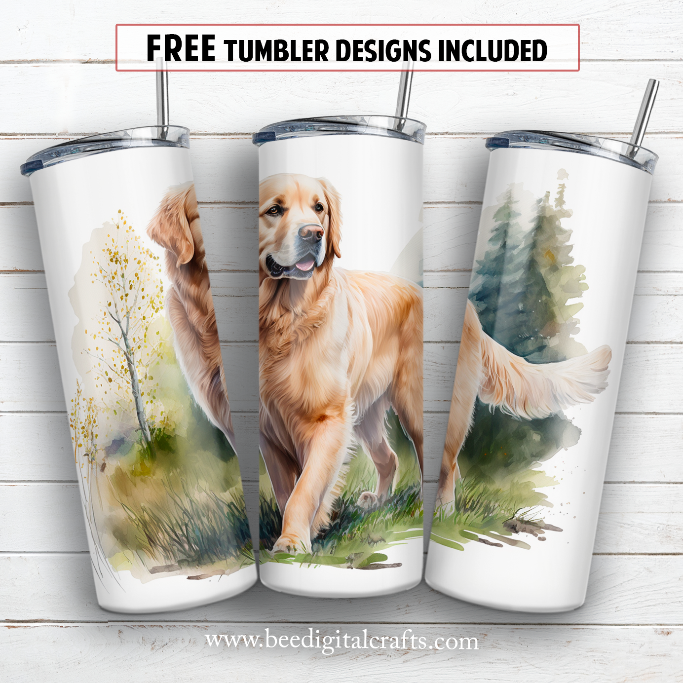 20 oz skinny tumbler sublimation design