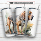 20 oz skinny tumbler sublimation design