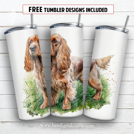 20 oz skinny tumbler sublimation design