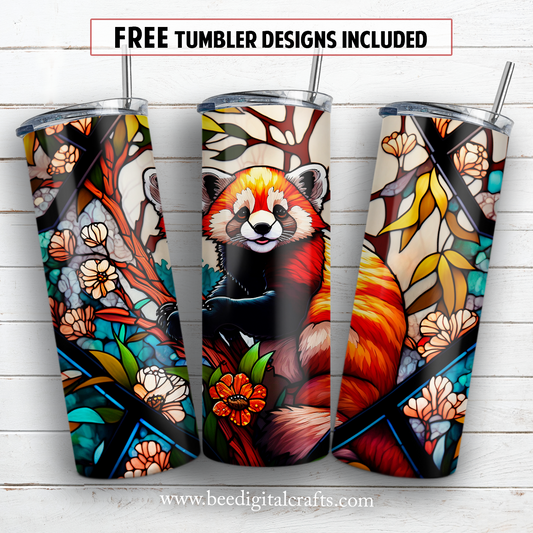 20 oz skinny tumbler sublimation design