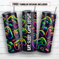 20 oz skinny tumbler sublimation design