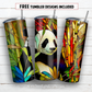 20 oz skinny tumbler sublimation design