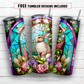 20 oz skinny tumbler sublimation design