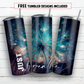 20 oz skinny tumbler sublimation design