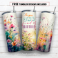 20 oz skinny tumbler sublimation design