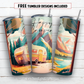 20 oz skinny tumbler sublimation design