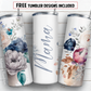 20 oz skinny tumbler sublimation design