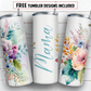 20 oz skinny tumbler sublimation design