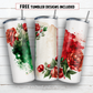 20 oz skinny tumbler sublimation design