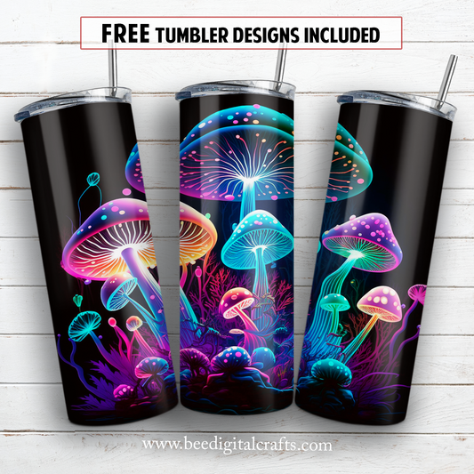 20 oz skinny tumbler sublimation design