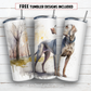 20 oz skinny tumbler sublimation design